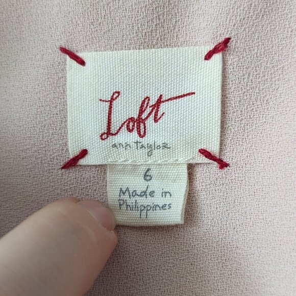 Vintage LOFT Open-Front Clean Cream Blazer | 6 - Picture 3 of 6